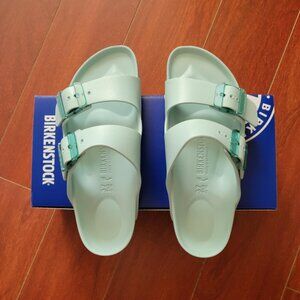 Birkenstock Women's Arizona Stealth Buckle EVA - Surf Green